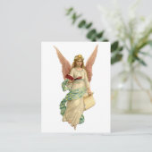 Weihnachtsgel mit Buch Feiertagspostkarte (Stehend Vorderseite)