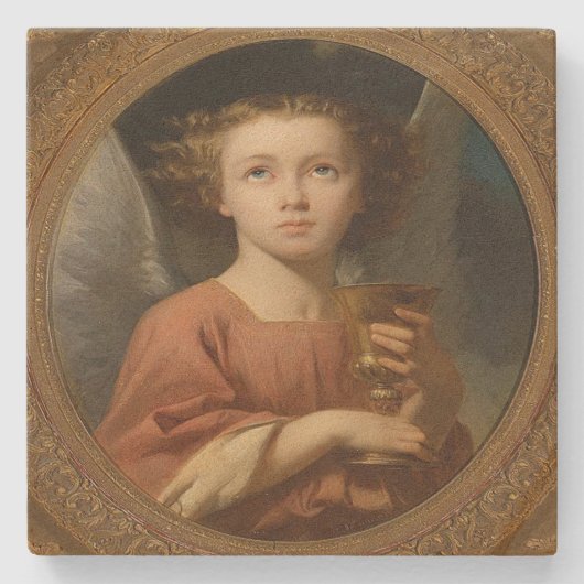 Weihnachtsgel mit Chalice Steinuntersetzer (Vorderseite)