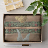 Weihnachtsgel mit einem Baumzwirn Seidenpapier (Geschenk)