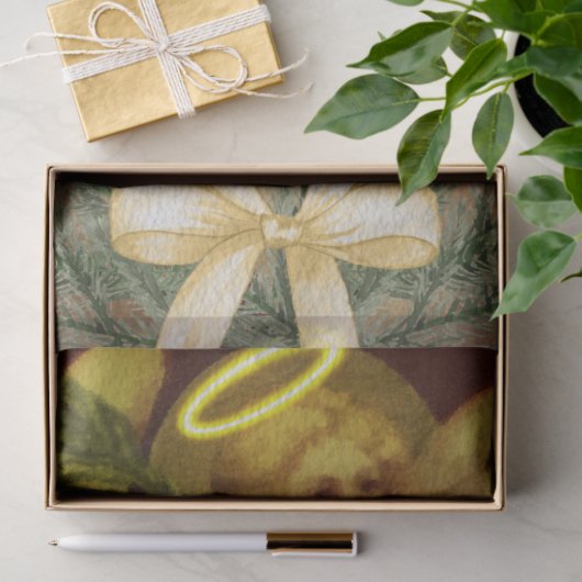 Weihnachtsgel mit festem Baum Seidenpapier (Geschenk)