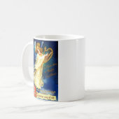 Weihnachtsgel mit Harfe Kaffeetasse (Vorderseite Links)