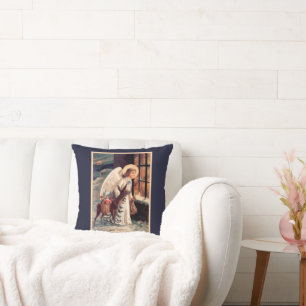 Weihnachtsgel mit Hirschkissen Kissen