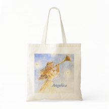 Weihnachtsgel mit Horn-Cotton-Tasche