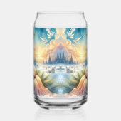 Weihnachtsgel mit Lamm im Winter Frieden Dosenglas (Rechts)