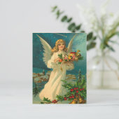 Weihnachtsgel mit Spielzeug Feiertagspostkarte (Stehend Vorderseite)