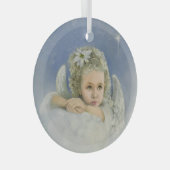 Weihnachtsgel Ornament Aus Glas (Vorderseite Rechts)