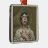 Weihnachtsgel Ornament Aus Metall (Rechts)