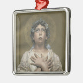 Weihnachtsgel Ornament Aus Metall (Links)