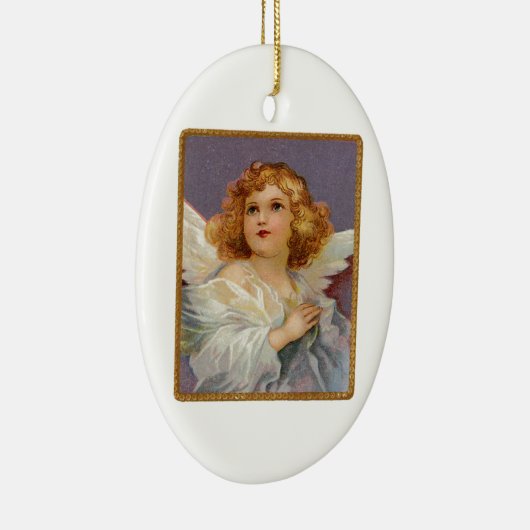 Weihnachtsgel-Ornament Keramikornament (Rechts)