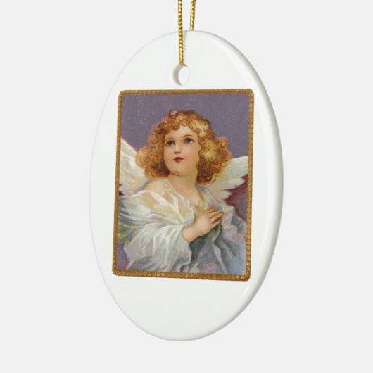 Weihnachtsgel-Ornament Keramikornament (Links)