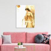 Weihnachtsgel & Ornamente Leinwanddruck (Insitu (Wohnzimmer))