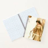 Weihnachtsgel & Ornamente Notizblock (Innenseite)