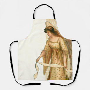 Weihnachtsgel & Ornamente Schürze