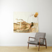 Weihnachtsgel & Ornamente Wandteppich (Beispiel (Horizontal))