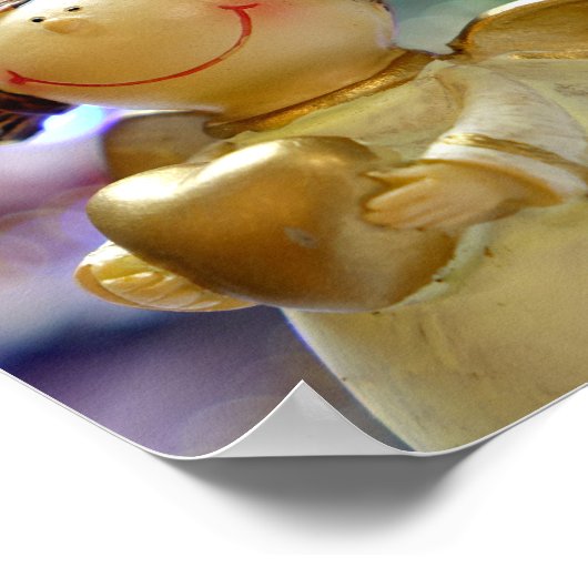 Weihnachtsgel Poster (Ecke)