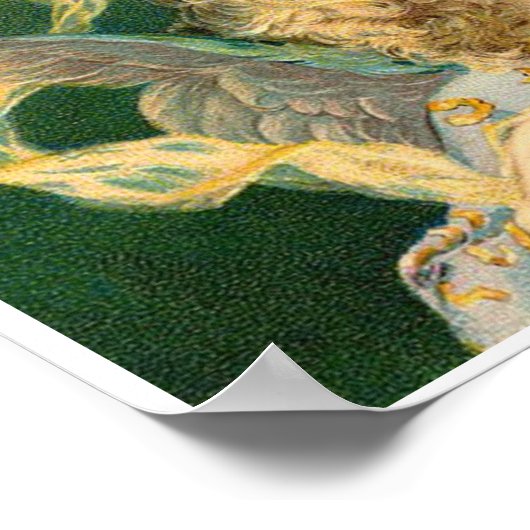 Weihnachtsgel Poster (Ecke)