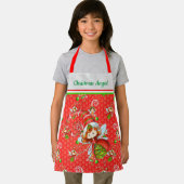 Weihnachtsgel Schürze (Insitu)