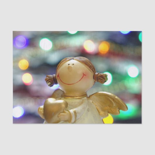 Weihnachtsgel Seidenpapier (Vorderseite)