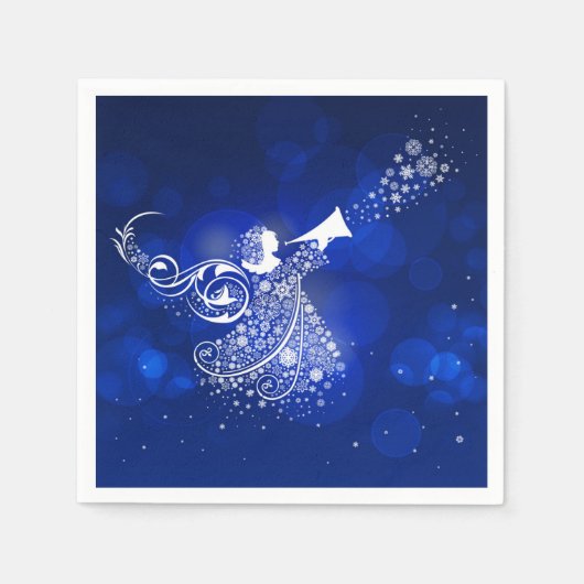 Weihnachtsgel Serviette (Vorderseite)