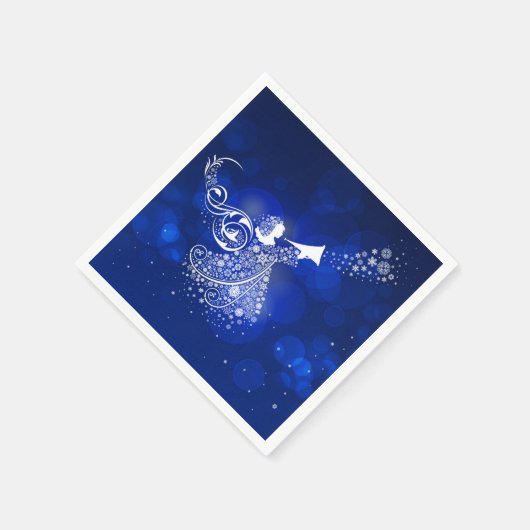 Weihnachtsgel Serviette (Ecke)