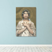 Weihnachtsgel (von Erulo Eroli) Leinwanddruck (Insitu (Holzboden))