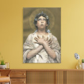 Weihnachtsgel (von Erulo Eroli) Leinwanddruck (Insitu (Wohnzimmer))