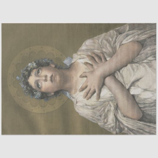 Weihnachtsgel (von Erulo Eroli) Seidenpapier (Vorderseite)