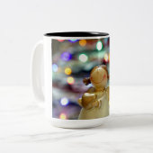 Weihnachtsgel Zweifarbige Tasse (Vorderseite Links)