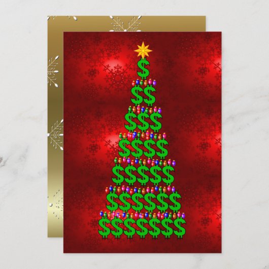 Weihnachtsgeld Einladung (Vorne/Hinten)