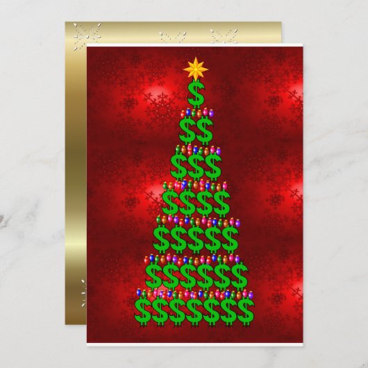 Weihnachtsgeld Einladung (Vorne/Hinten)