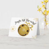 Weihnachtsgeld-Karte Karte (Gelbe Blume)