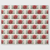 Weihnachtsgeld-Stack-Geschenk mit Ribbon Geschenkpapier (Flach)