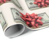 Weihnachtsgeld-Stack-Geschenk mit Ribbon Geschenkpapier (Rolleneckpunkt)