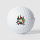 Weihnachtsgenom Frohe Weihnachtsgeschenke Golfball (Vorderseite)