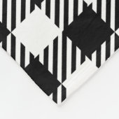 Weihnachtsgenom-Illustration Fleecedecke (Ecke)