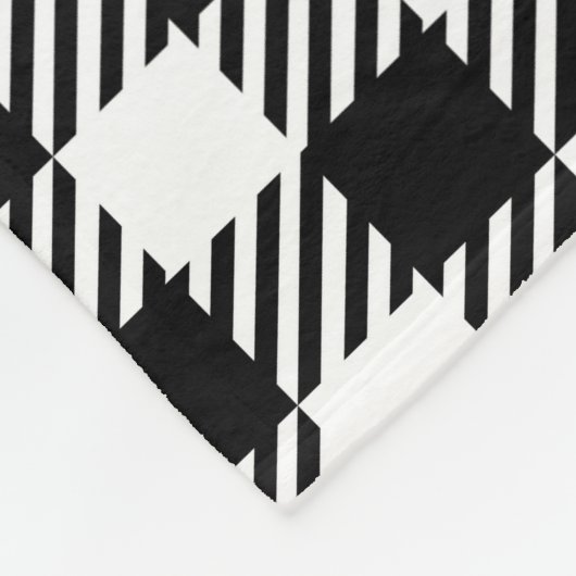 Weihnachtsgenom-Illustration Fleecedecke (Ecke)