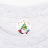 Weihnachtsgenom mit Geschenksticker Etiketten (Befestigt)