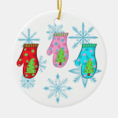 Weihnachtsgenossen Keramik Ornament (Vorne)