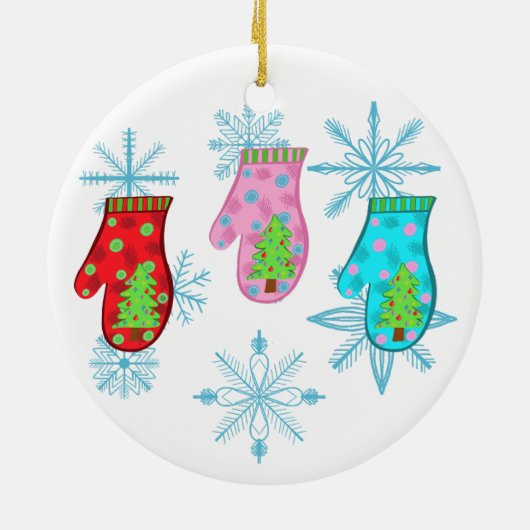 Weihnachtsgenossen Keramik Ornament (Hinten)