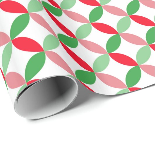 Weihnachtsgeometrie Geschenkpapier (Rolleneckpunkt)