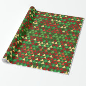 Weihnachtsgeometrie Geschenkpapier (Ungerollt)