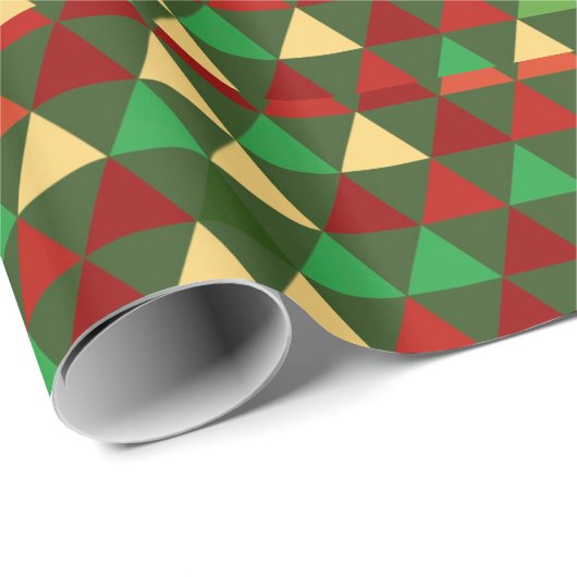 Weihnachtsgeometrie Geschenkpapier (Rolleneckpunkt)