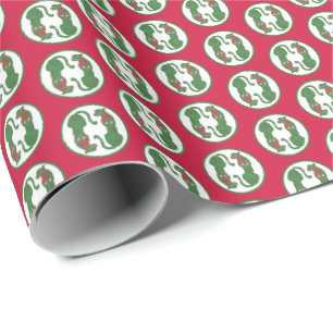 Weihnachtsgeparde Geschenkpapier