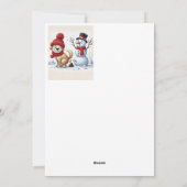 Weihnachtsgerüche Ein Retro-Feiertags-Stinker Feiertagskarte (Rückseite)