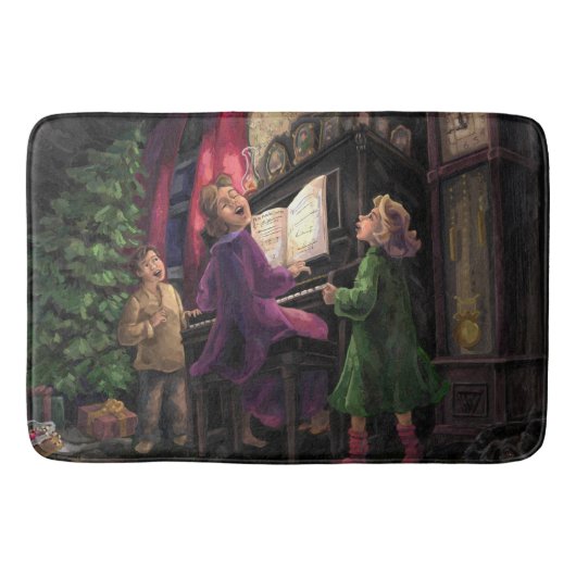 Weihnachtsgesang auf dem Malen Badematte (Vorderseite)