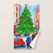 Weihnachtsgeschäft Badhandtuch Set (Handtuch)