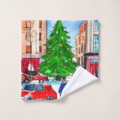 Weihnachtsgeschäft Badhandtuch Set (Waschlappen)