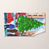 Weihnachtsgeschäft Badhandtuch Set (Handtuch)
