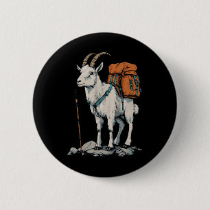 Weihnachtsgeschäft Bergziege Rucksacktourist Campi Button