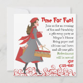 Weihnachtsgeschäft Einladung (Vorderseite)